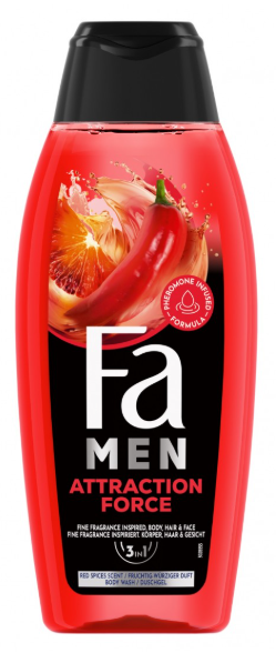FA MEN ATTRACTION FORCE SPRCHOVÝ GÉL 400 ML
