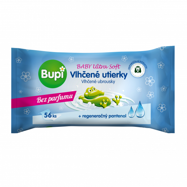 BUPI VLHČENÉ UTIERKY ULTRA SOFT 56 KS