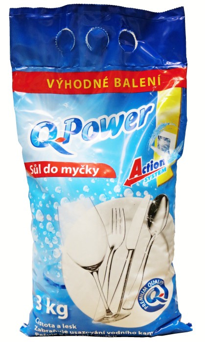 Q POWER SOĽ DO UMÝVAČKY 3KG