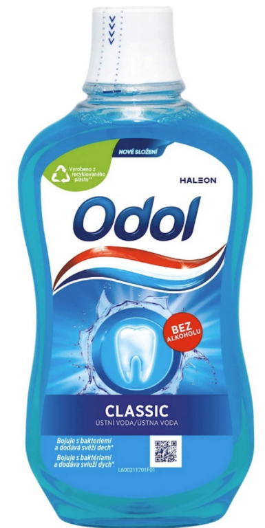 Odol ústna voda bez alkoholu, 500 ml