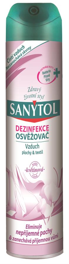 SANYTOL OSVIEŽOVAČ DEZINFEKČNÝ KVETINY 300 ML