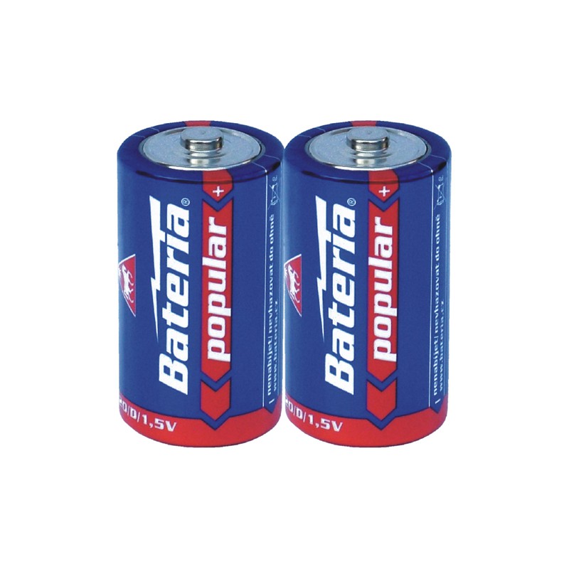 BATERIA R20 1,5V POPULAR 2KS