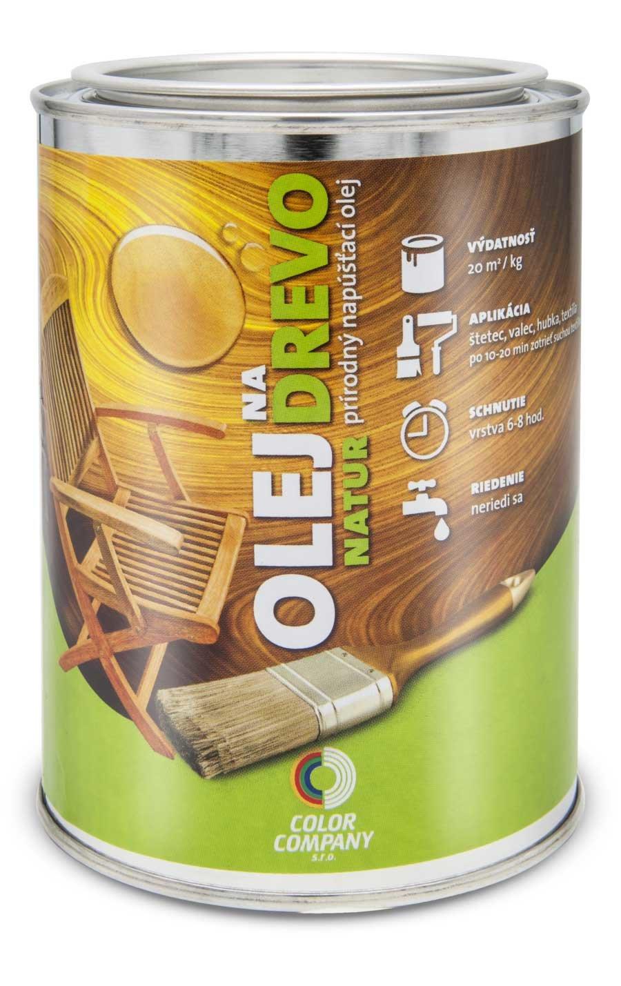 OLEJ NA DREVO NATUR BEZFAREBNÁ 0,5L
