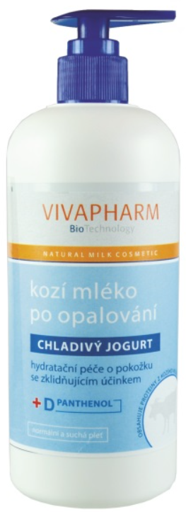 KOZIE MLIEKO PO OPAĽOVANI S CHLADIACIM JOGURTOM 400 ML