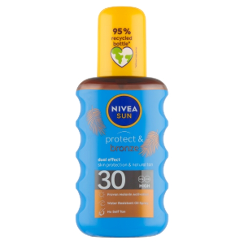 NIVEA SUN OF30 OLEJ PROTECT BRONZE 200ML