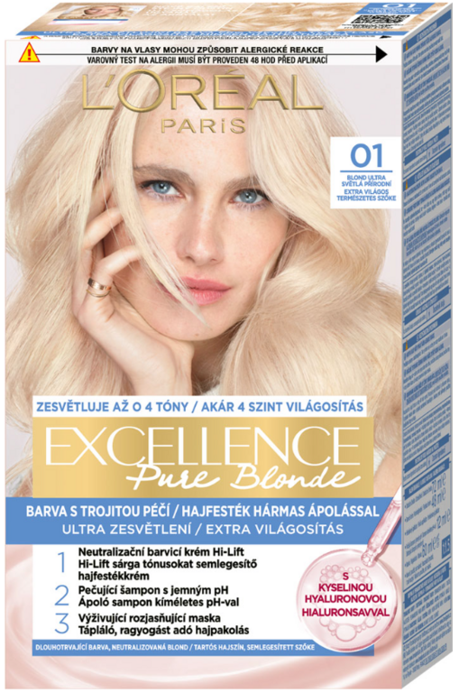 LOREAL EXCELLENCE 01 BLOND ULTRA SVETLÁ PRÍRODNÁ