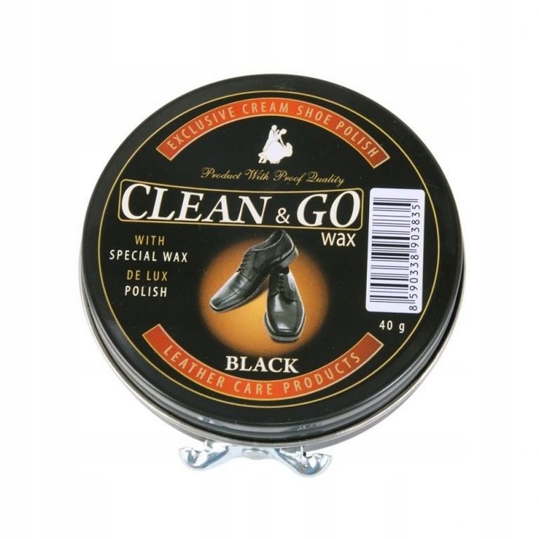 Clean&Go Krém na obuv čierny, 40 g