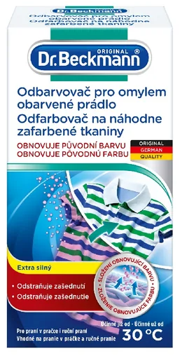 DR.BECKMANN ODFARBOVAČ NA OMYLOM ZAFARBENÚ BIELIZEŇ 75 GR