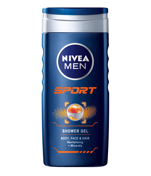 NIVEA FOR MEN  SPRCHOVÝ GÉL ŠPORT  250 ML