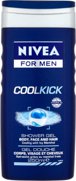 NIVEA  FOR MEN SPRCHOVÝ GÉL  COOL KICK 250 ML