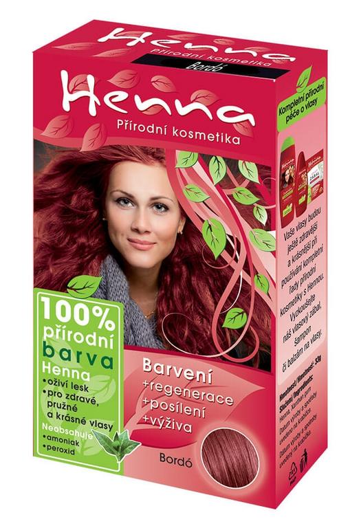HENNA FARBA NA VLASY BORDO 33G