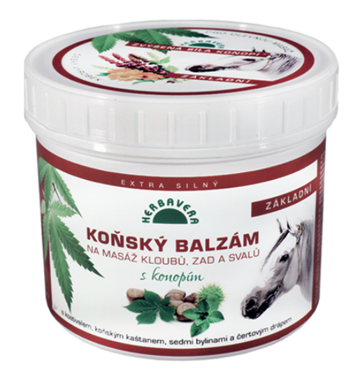HERBAVERA KONSKÝ BALZAM KONOPE 500 ML