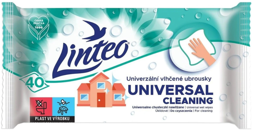 LINTEO HOME VLHČENÉ UTIERKY UNIVERZÁL 40KS
