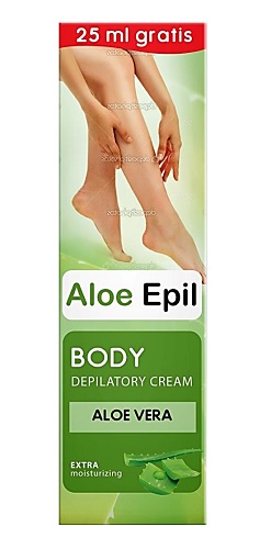 Aloe Epil Depilačný krém na telo s Aloe Vera, 125 ml