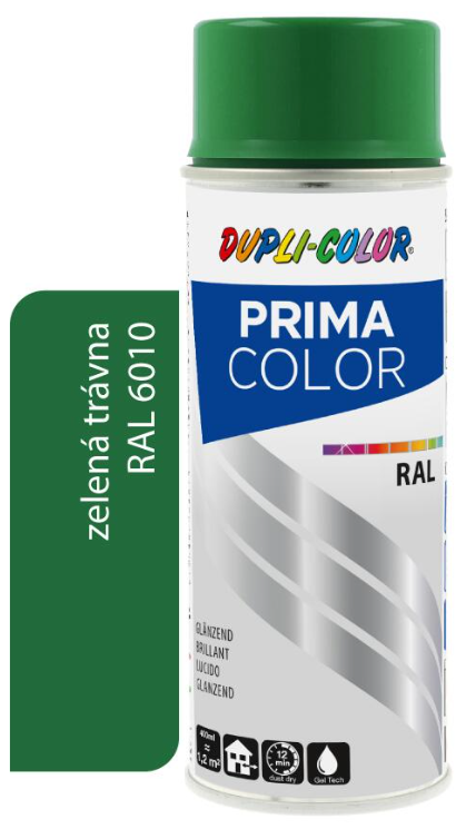 DUPLI COLOR PRIMA SPREJ RAL 6010 ZELENÁ TRAVA 400 ML