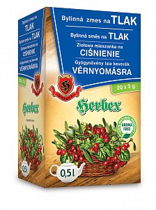 HERBEX ČAJ BYLINNÁ ZMES NA TLAK 20x3G
