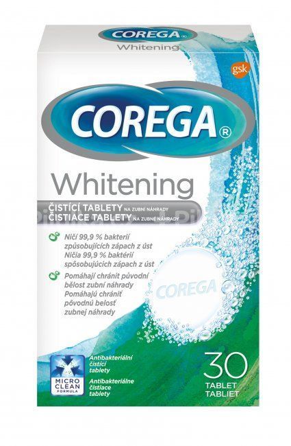 COREGA TABLETY WHITENING 30 KS