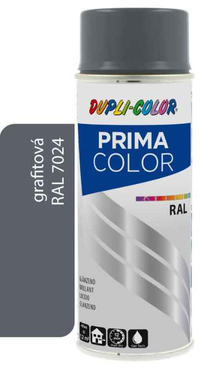 PRIMA SPRAY RAL 7024 SEDA GRAFITOVA