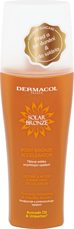 DERMACOL SOLAR INTENSE OPAĽOVACIE MLIEKO URÝCHĽUJÚCE OPÁLENIE 200 ML