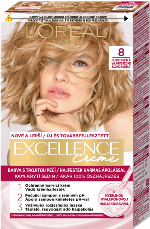 LOREAL EXCELLENCE 8 BLOND SVETLÁ