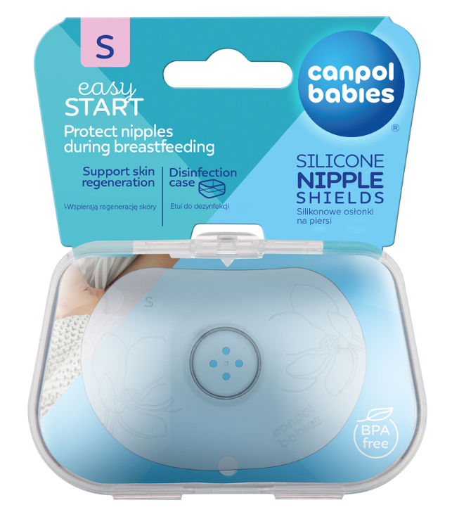 CANPOL BABIES SILIKÓNOVÉ CHRÁNIČE BRADAVIEK VEĽKOSŤ S