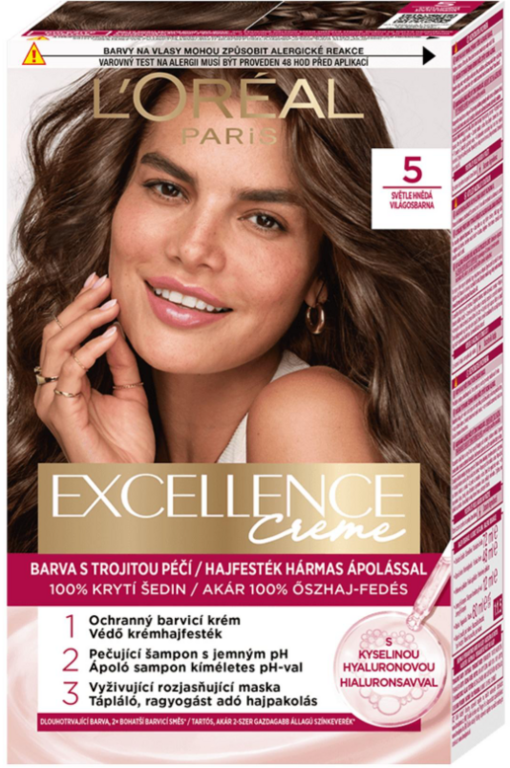 LOREAL EXCELLENCE 5 HNEDÁ SVETLÁ