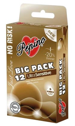 PEPINO PREZERVATÍVY ULTRA SENSITIVE 12 KS