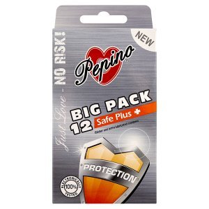 PEPINO PREZERVATÍVY SAFE PLUS 12 KS