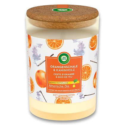 AIR WICK SVIEČKA LIFE SCENTS POMARANČ A VONNÉ TYČINKY 185G