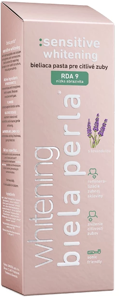 BIELA PERLA BIELIACA ZUBNÁ PASTA SENSITIVE 75 ML