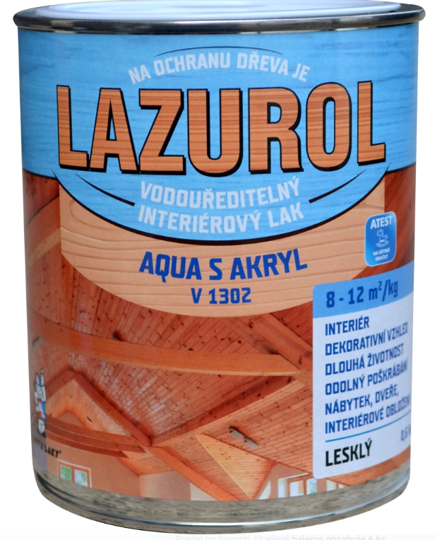 LAZUROL AQUA S AKRYL LESK NA DREVO 600 G