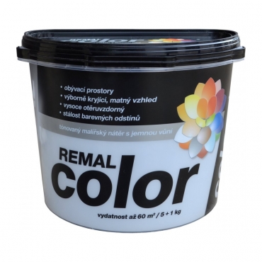 REMAL COLOR FARBA NA STENU POPOLUŠKA 6 KG