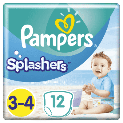 PAMPERS SPLASHERS PLIENKY DO VODY 6-11KG 12 KS