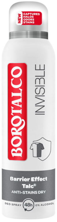 BOROTALCO DEODORANT INVISIBLE 150 ML