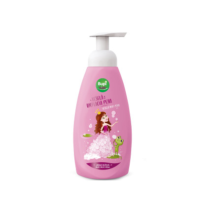 BUPI KIDS UMÝVACIA PENA RUŽOVÁ 500 ML
