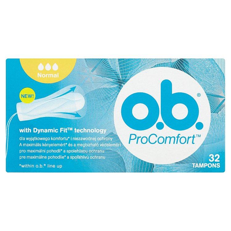 O.B. TAMPÓNY PRO COMFORT NORMAL 32 KS