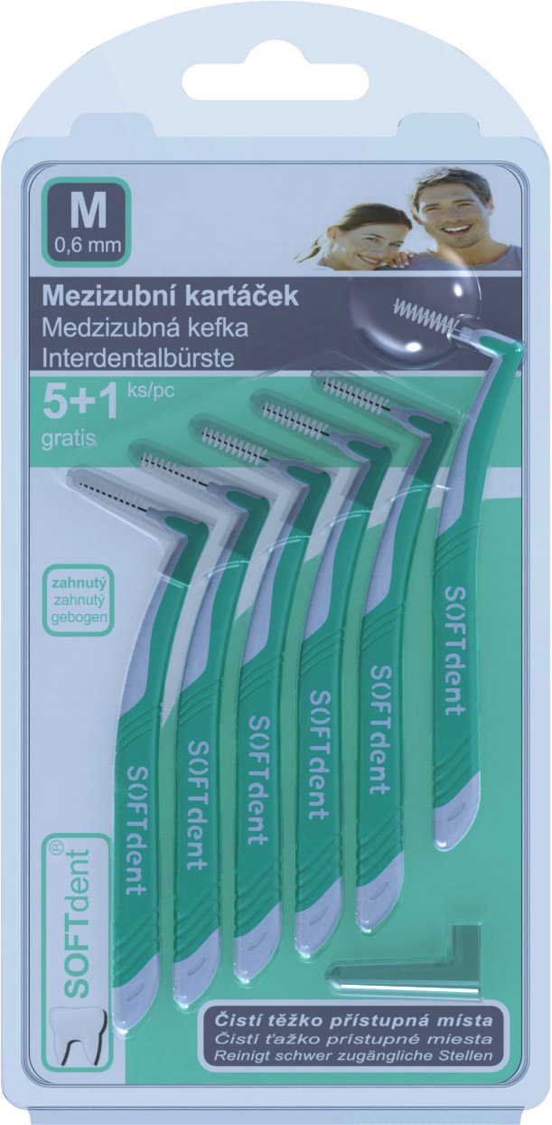 SOFT DENT MEDZIZUBNÁ KEFKA 5+1 M