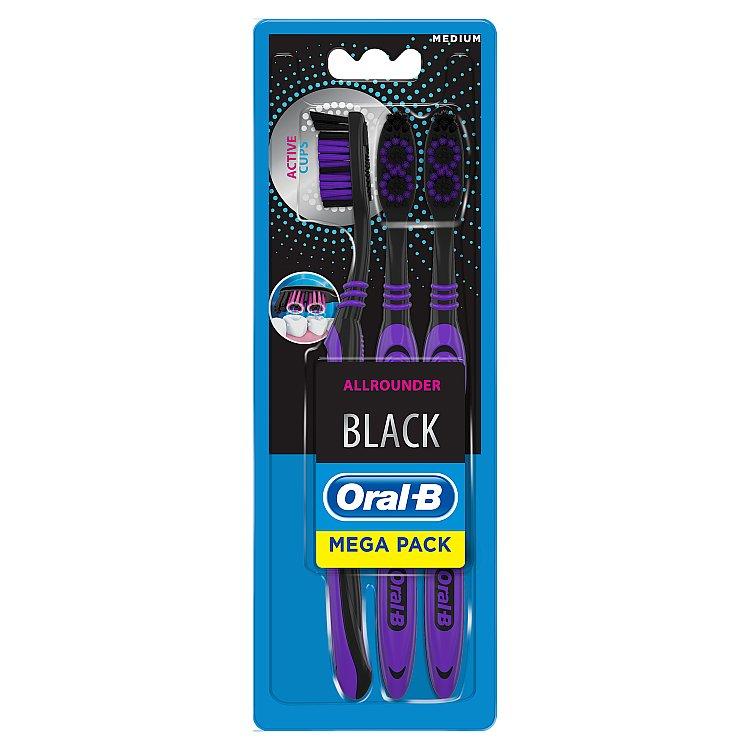 ORAL-B ZK BLACK MEDIUM 3KS