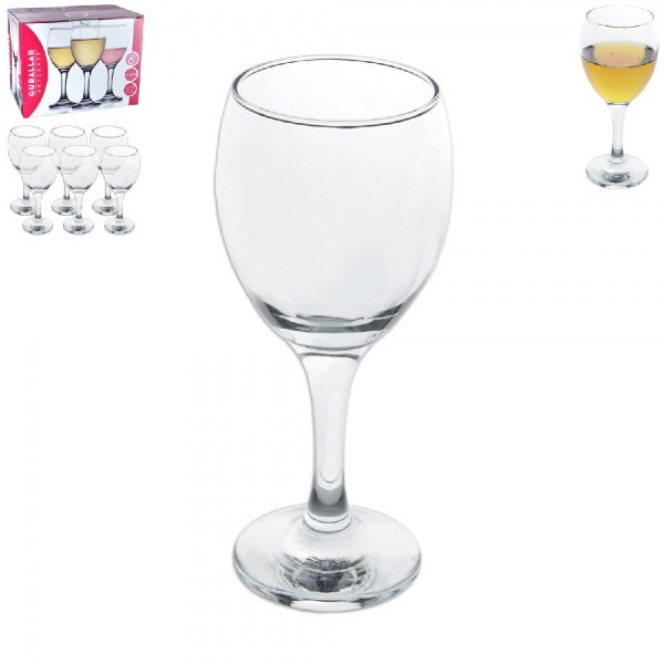 POHÁR NA VÍNO EMPIRE SKLO 245 ML 6 KS