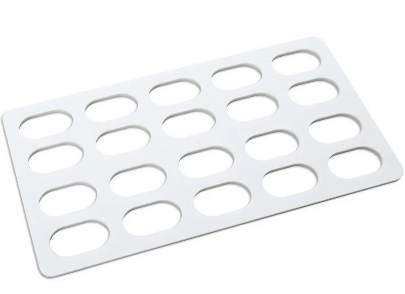 FORMA NA MINILASKONKY 20 OTVOROV  30X18X0,4CM