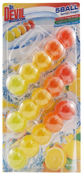 DR.DEVIL WC BLOK BICOLOR LEMON 3 KS