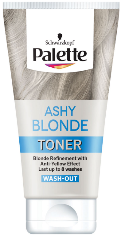 PALETTE TONER FARBA NA VLASY ASHY BLONDE 150ML