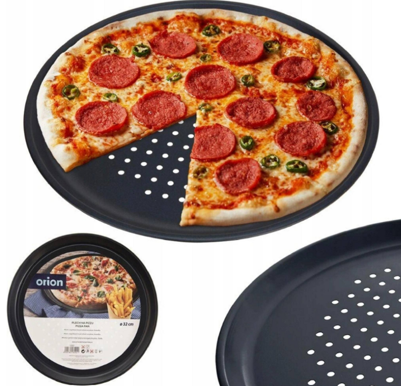 PLECH NA PEČENIE PIZZE