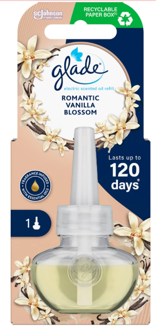 GLADE ELEKTRICKÁ NÁHRADNÁ NÁPLŇ VANILLA 20 ML