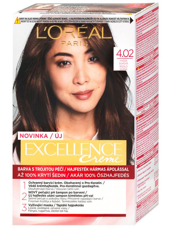 LOREAL EXCELLENCE 4.02 HNEDÁ DÚHOVÁ