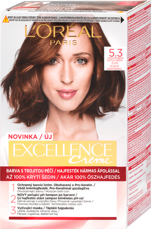 LOREAL EXCELLENCE 5.3 SVETLO HNEDÁ ZLATÁ
