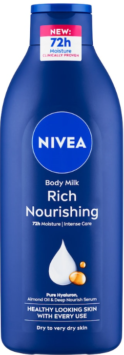 NIVEA TELOVÉ MLIEKO MANDĽOVÝ OLEJ VEĽMI SUCHA POKOŽKA 400 ML