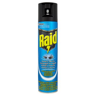 RAID SPREJ PROTI KOMÁROM A MUCHÁM 400 ML