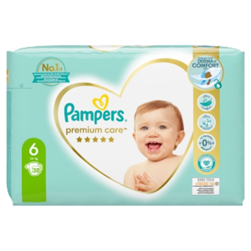PAMPERS PREMIUM CARE S6 38KS