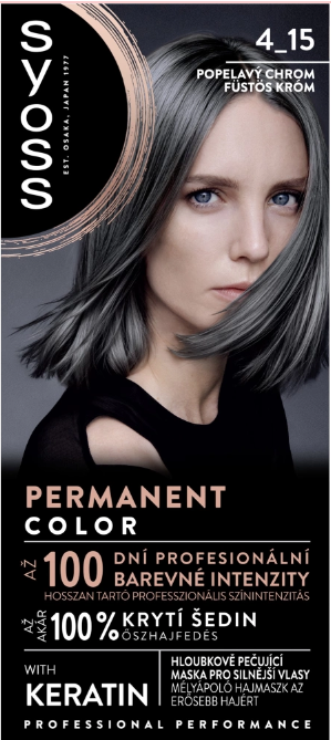 SYOSS COLOR PROFESIONAL 4-15 POPOLAVÝ CHRÓM
